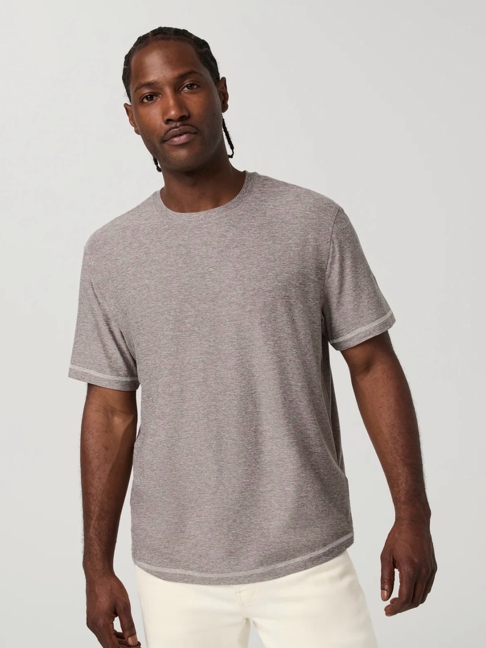 Vuori Men’s “Strato Tech” Short Sleeve Tee Contrast (L)